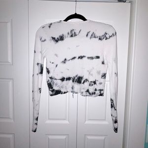 Garage tie front cardigan